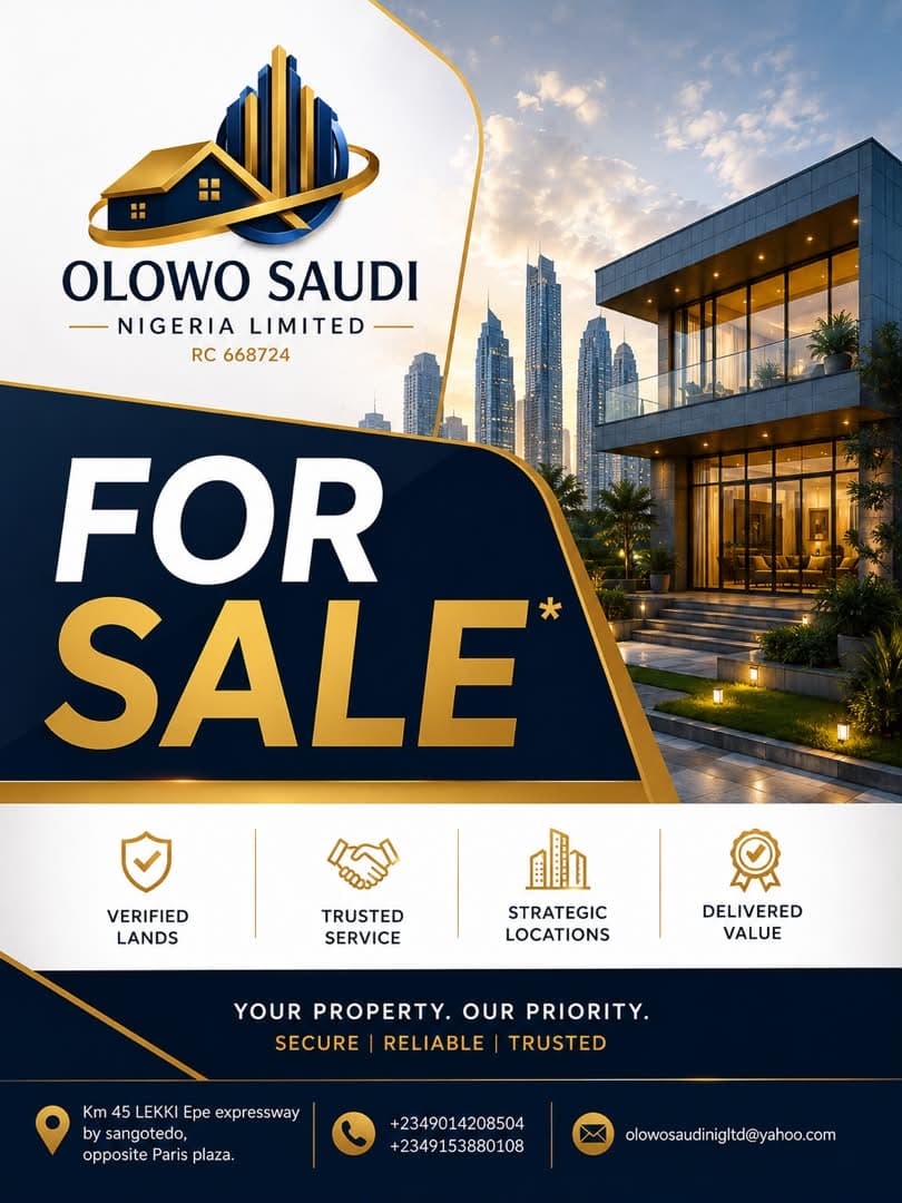 1,588 sqm Land for Sale at HopeVille Estate, Sangotedo, Lagos