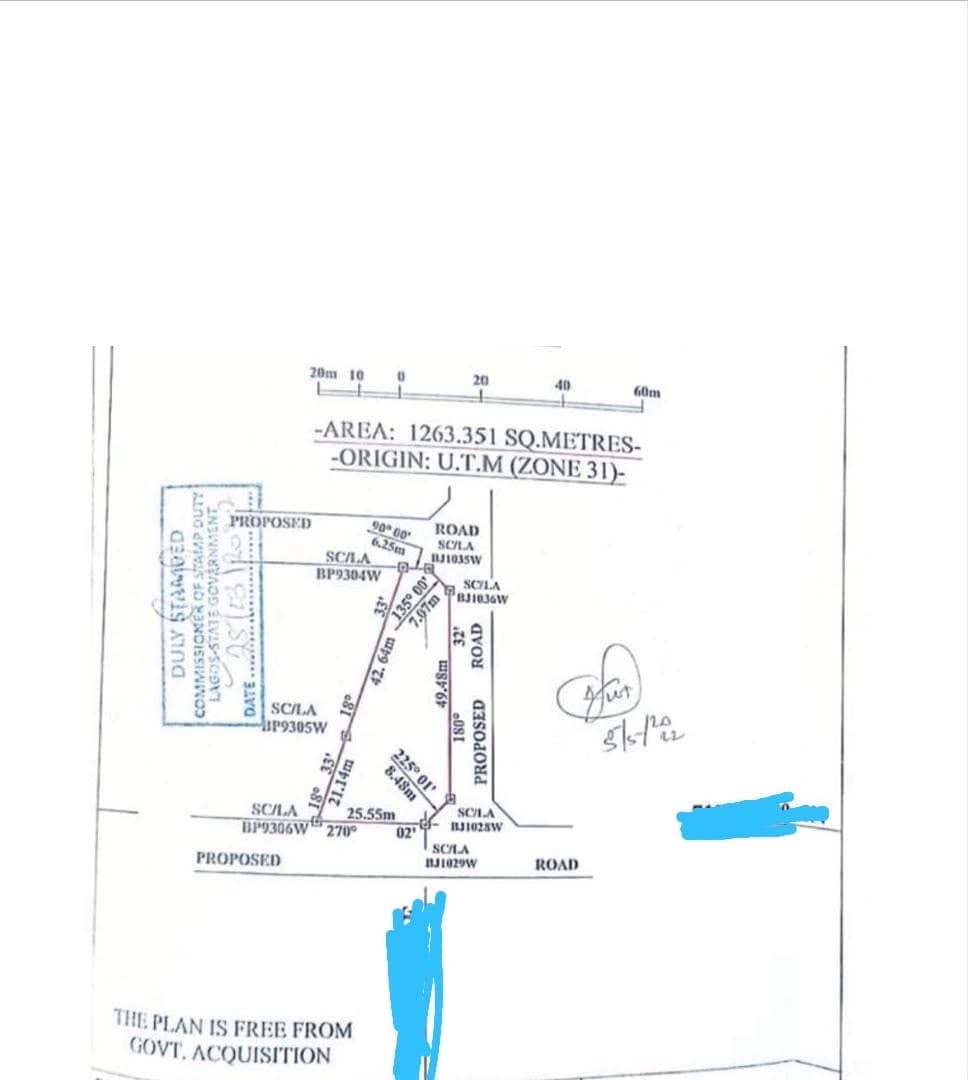 Land for Sale (Joint Venture) at Lekki Phase 1, Lagos