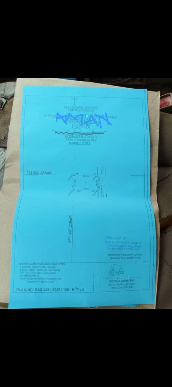 970sqm Land for Sale in Ikate Elegushi, Lagos