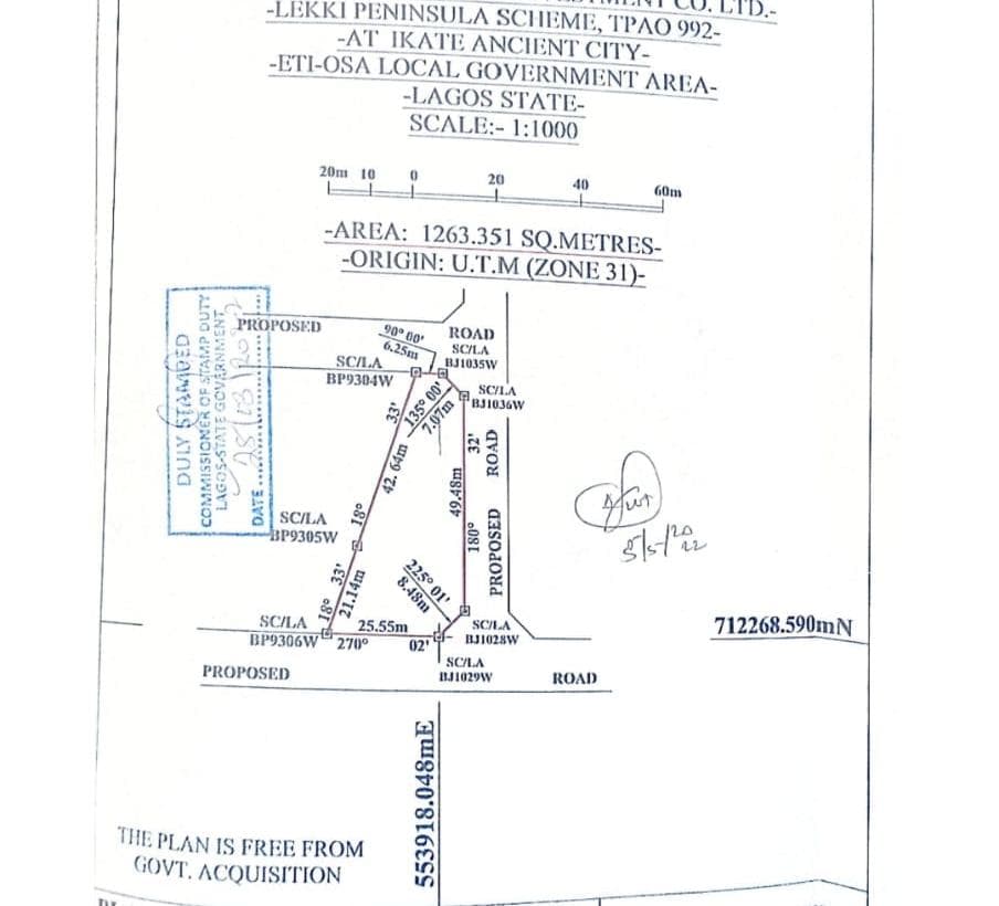 Land for Sale in Ikate, Lagos