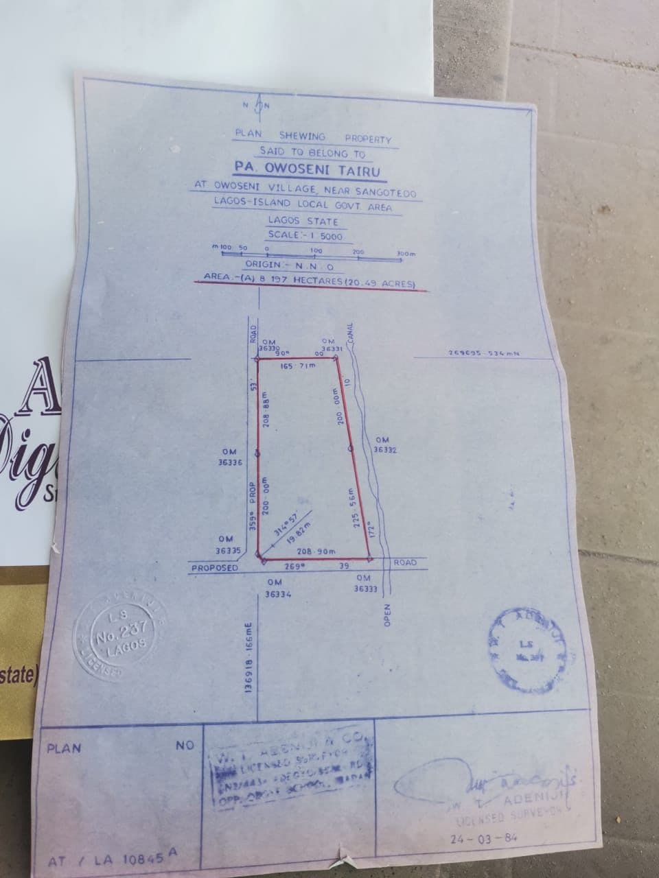 Land for Sale Off Monastery Road