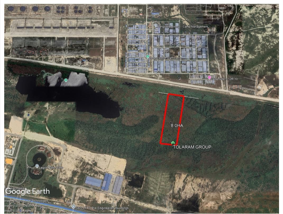 Land for Sale in Lekki Free Trade Zone, Lagos