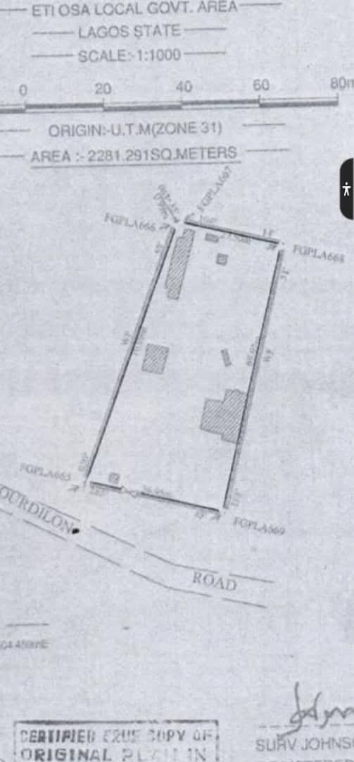 Joint Venture Land on Bourdillon Road, Ikoyi, Lagos