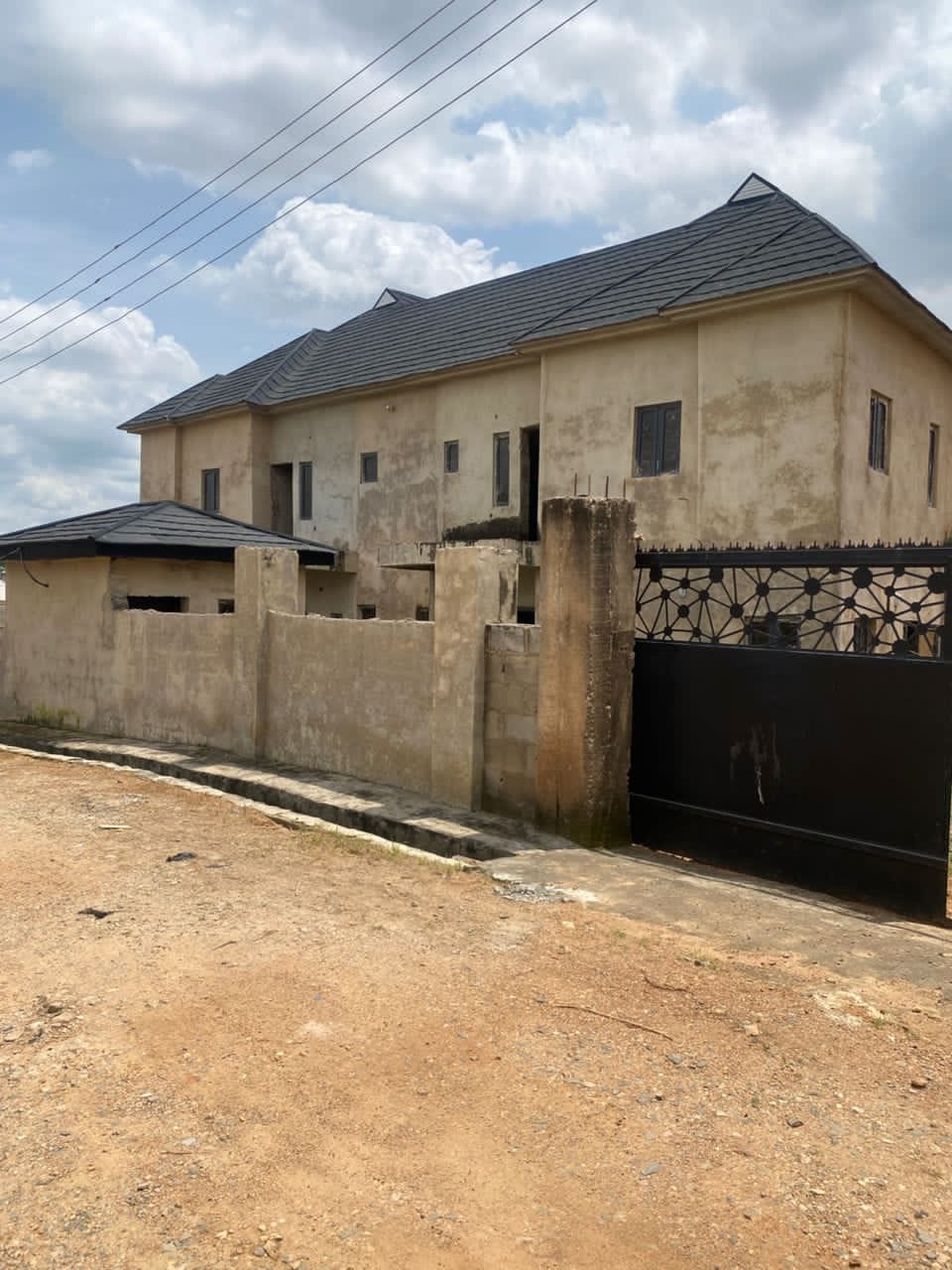 Uncompleted Twin Duplex of 4 Bedrooms for Sale at Arapaja Estate, Ibadan