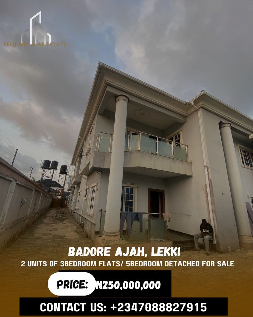 5 Bedroom Duplex and 2 Units of 3 Bedroom Flats for Sale in Ajah, Lagos