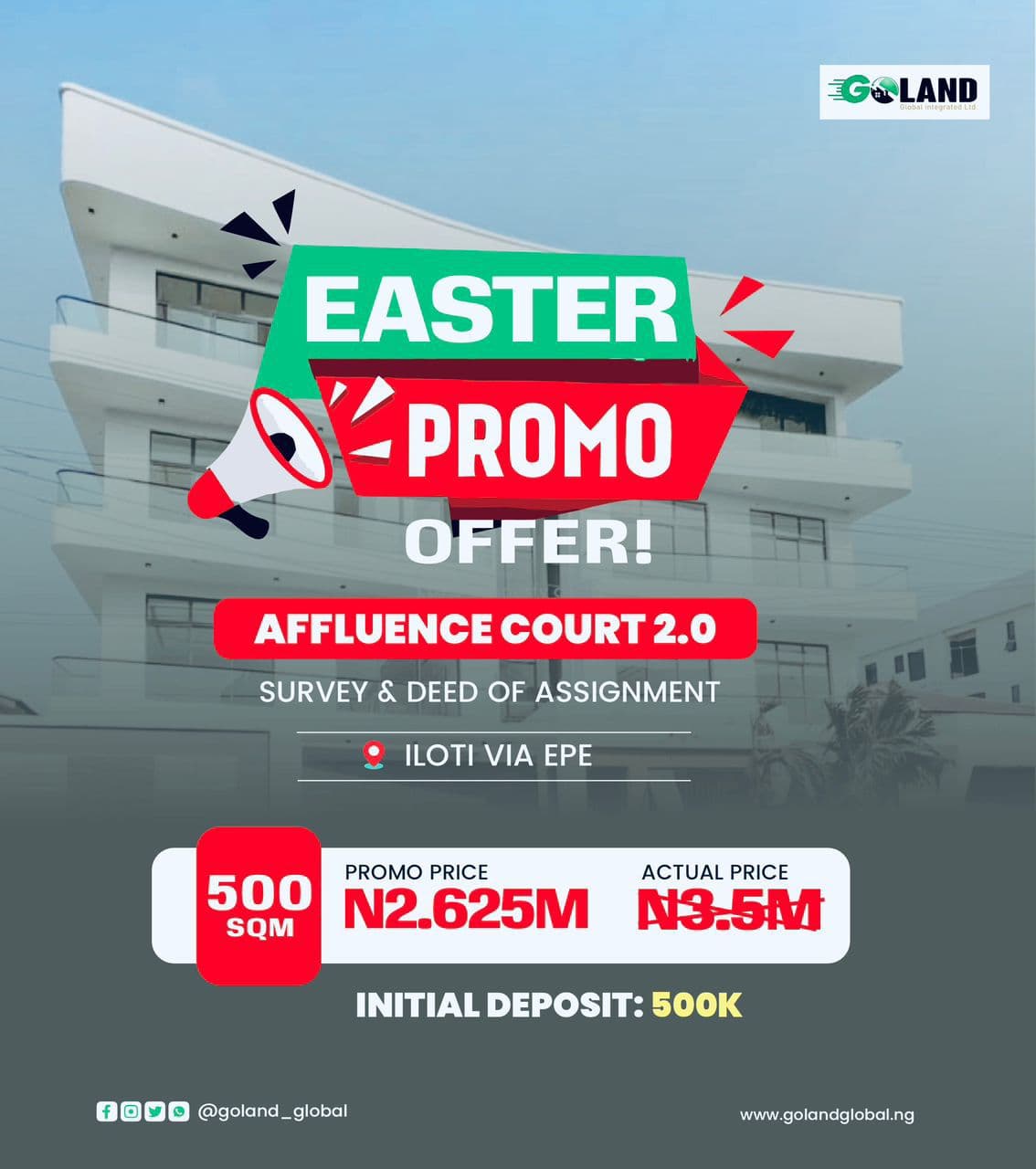500 SQM Land for Sale in Iloti, Epe, Lagos