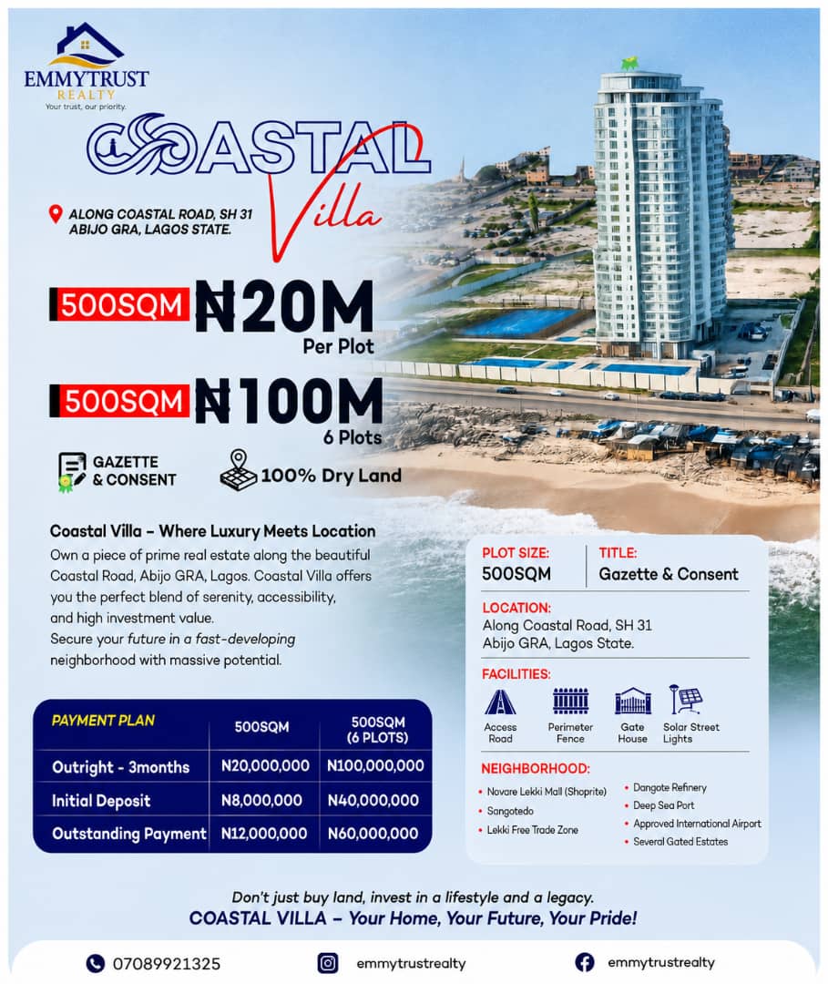 Land for Sale in Abijo GRA, Lagos
