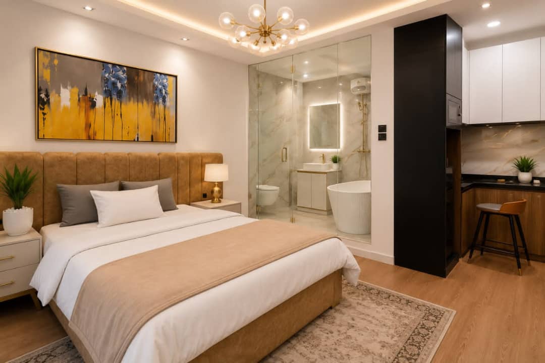 Studio Apartment for Shortlet at Osapa London, Lekki, Lagos