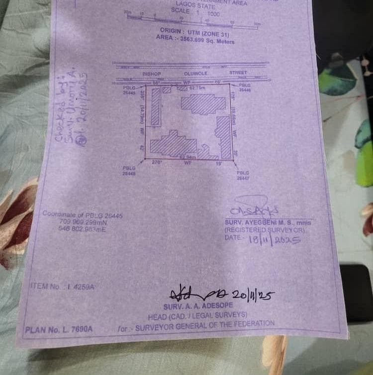 Land for Sale in Victoria Island, Lagos