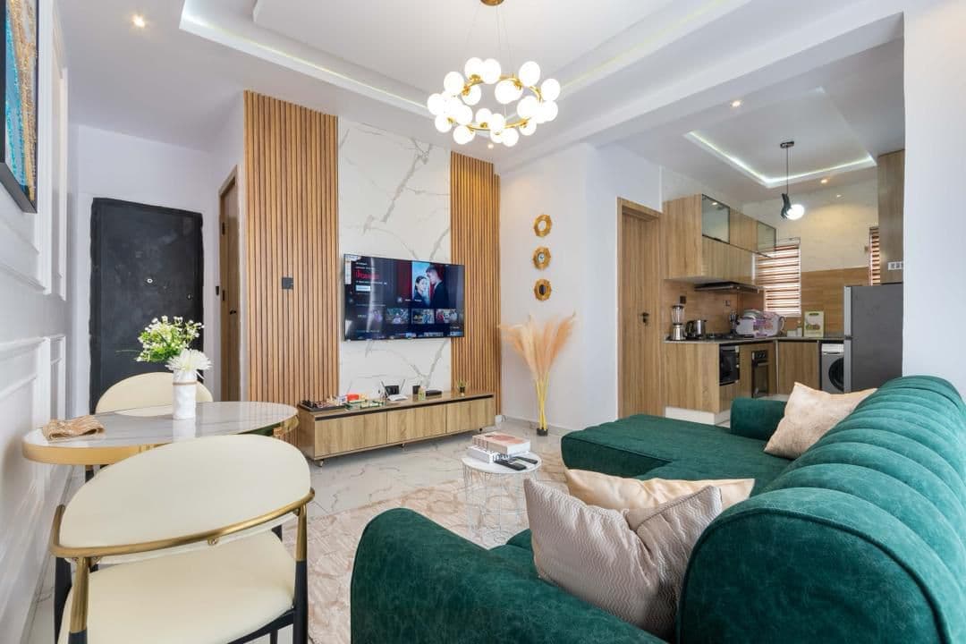 1 Bedroom Apartment with Balcony in Osapa, Lagos