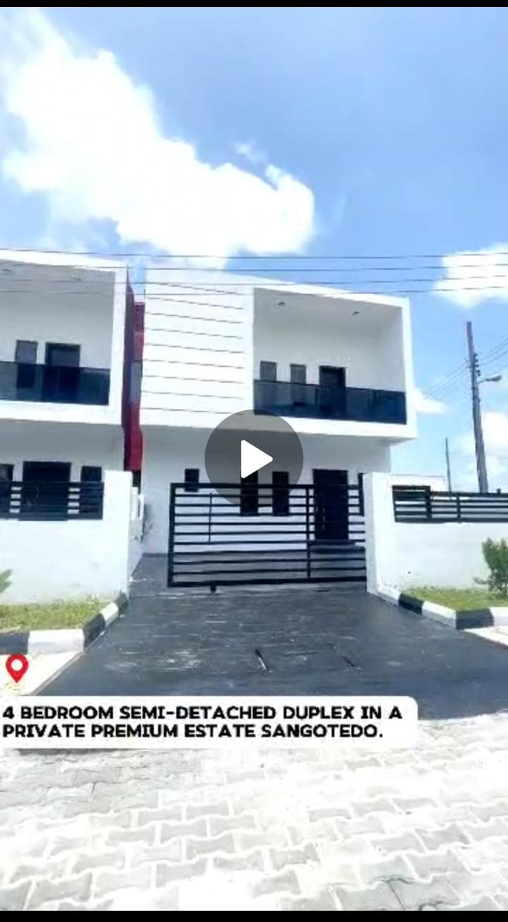4 Bedroom Duplex for Sale in Sangotedo, Lagos