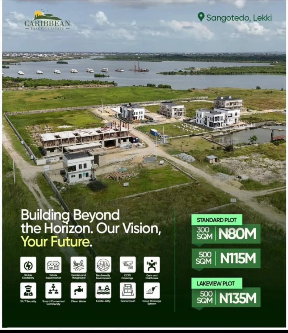 Land for Sale at Carribean Lake City, Sangotedo, Lagos